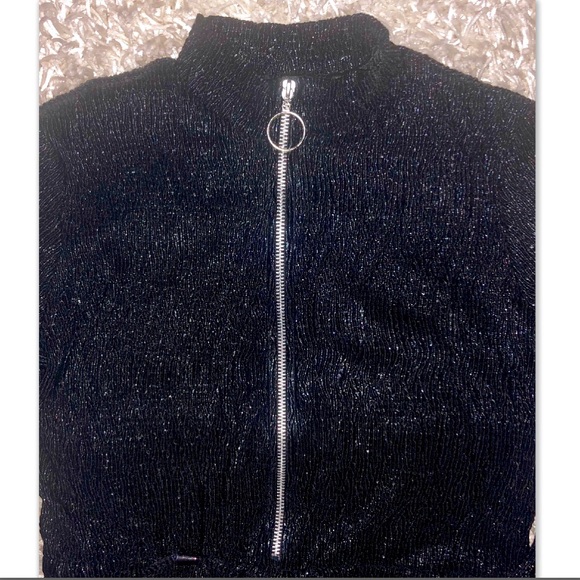 BLACK GLITTER JUMPSUIT - Picture 5 of 6